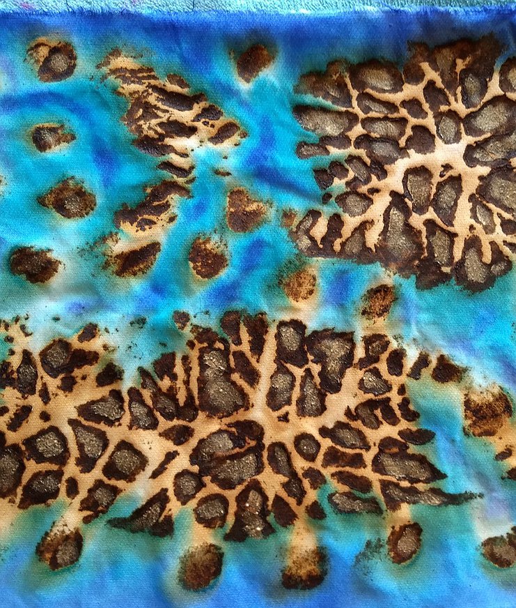 Abstract in textiel