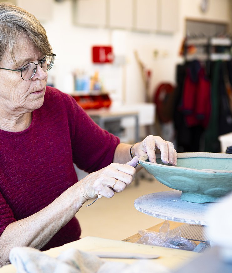 Workshop 62 potten op poten / schalen op stelten