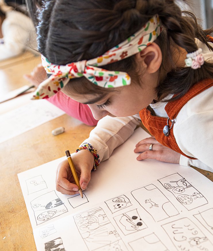 Bijbehorende foto voor activiteit Kunst voor kinderen tekenen en schilderen