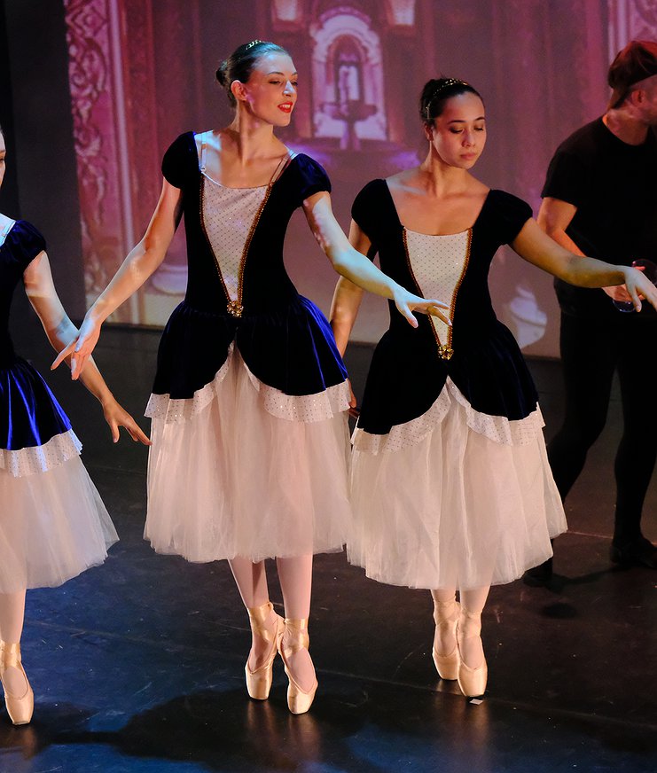 Klassiek ballet volwassenen intermediate met spitzen
