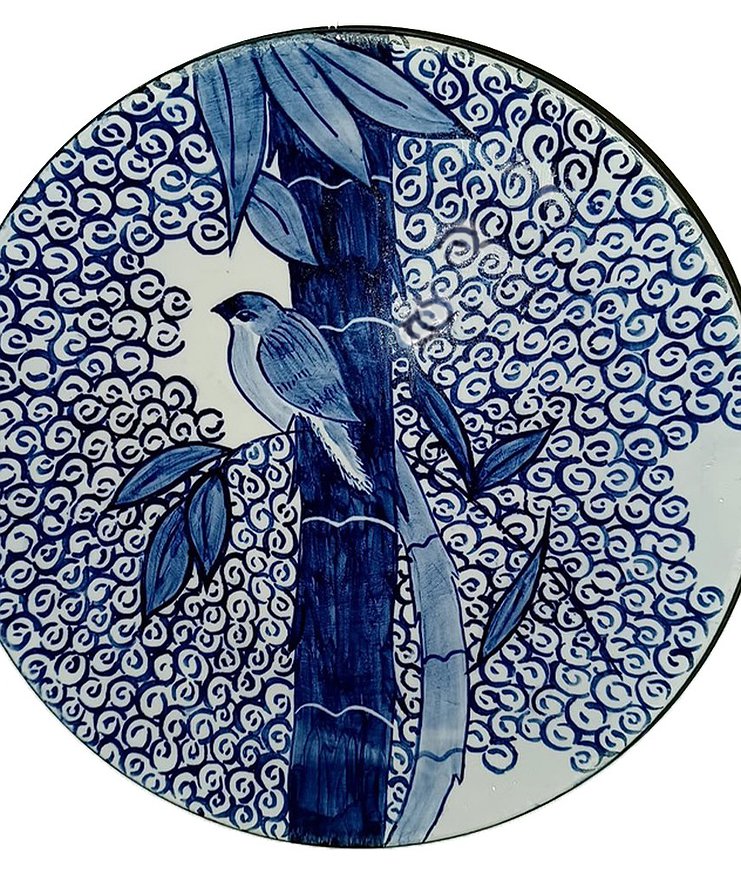 Bijbehorende foto voor activiteit Keramiek: Delftsblauw schilderen