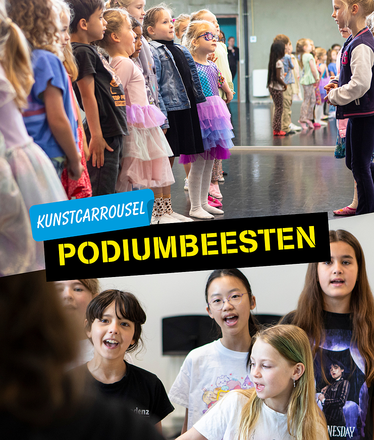 Kunstcarrousel: Podiumbeesten