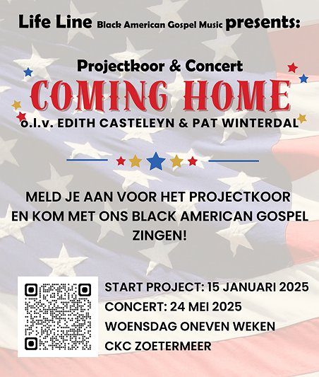 Projectkoor & concert: Coming Home