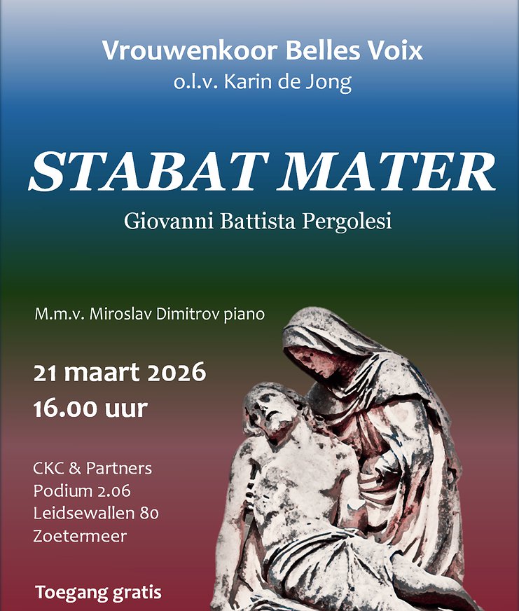 'Stabat Mater' een concert van het CKC Vrouwenkoor Belles Voix