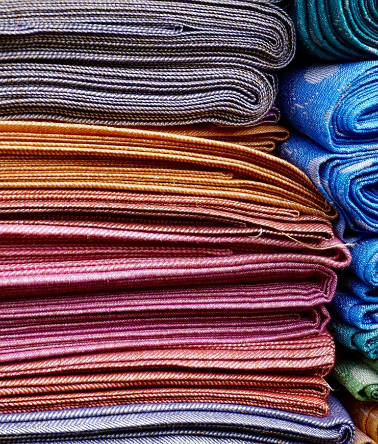 Abstract in textiel