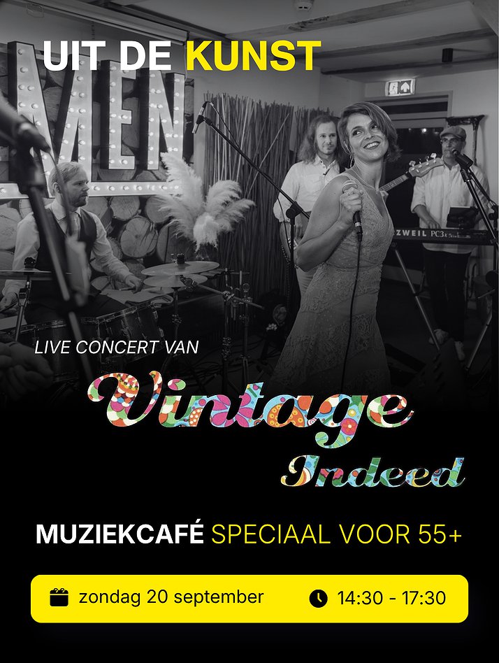 Muziekcafé: Live concert van Vintage Indeed